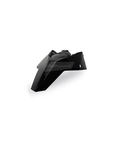 POLISPORT Rear Fender + Integrated Side Panels Black KTM