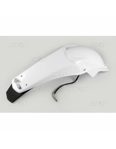 Garde-boue arrière + support de plaque avec feu UFO blanc Yamaha WR250F/450F