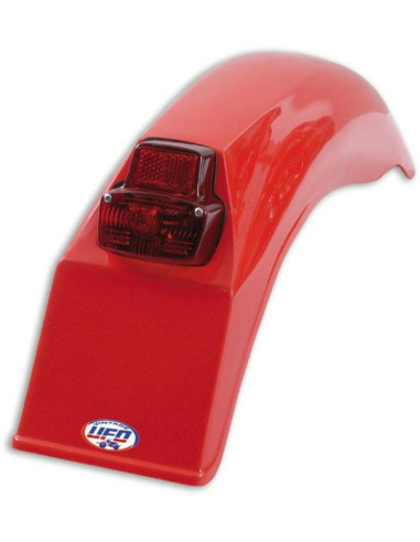 UFO Enduro Rear Fender + Light Red