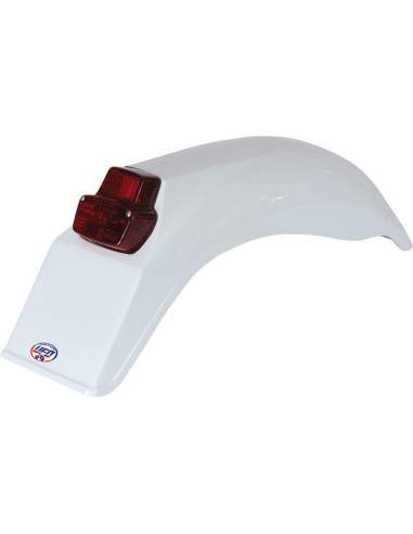 UFO Enduro Rear Fender + Light White