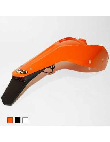 UFO Enduro Rear Fender + Side Panels Orange KTM EXC