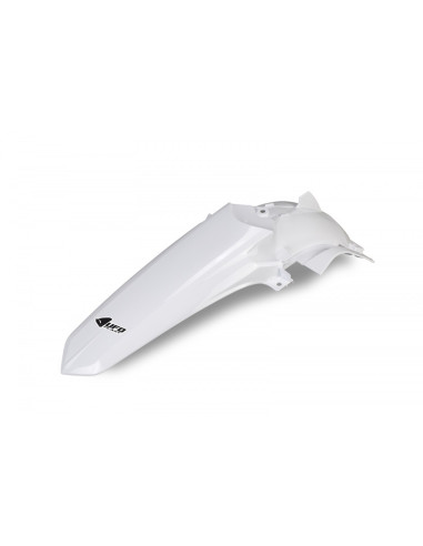 UFO Rear Fender - White Yamaha YZ125/250