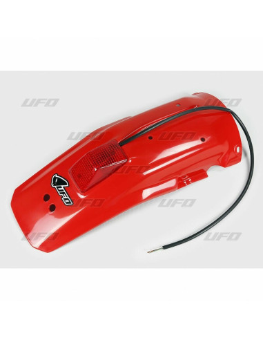 Garde-boue arrière + feu UFO rouge Honda XR600R