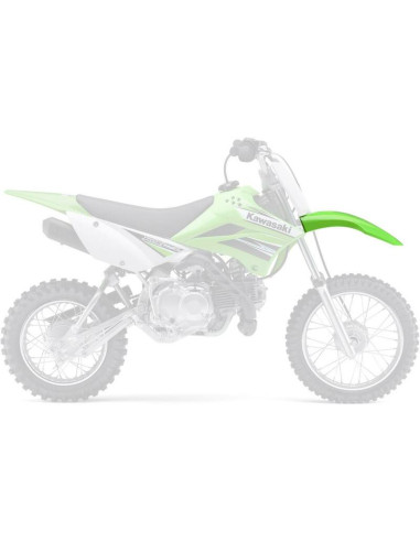 UFO Front Fender KX Green Kawasaki KLX110