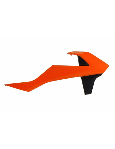 Ouïes de radiateur RACETECH orange/noir KTM SX85