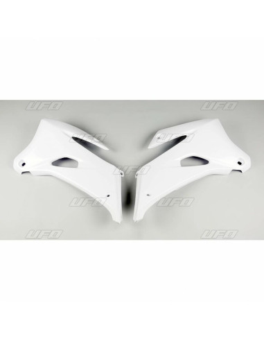 UFO Radiator Covers White Yamaha WR250F/450F