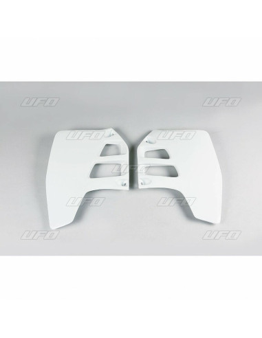 UFO Radiator Covers White Suzuki RM125/250