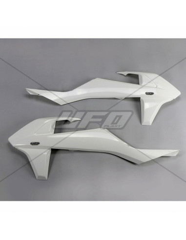UFO Radiator Covers White KTM