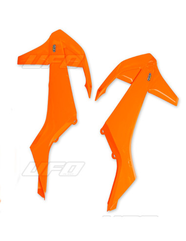 Ouïes de radiateur UFO orange fluo KTM SX/SX-F