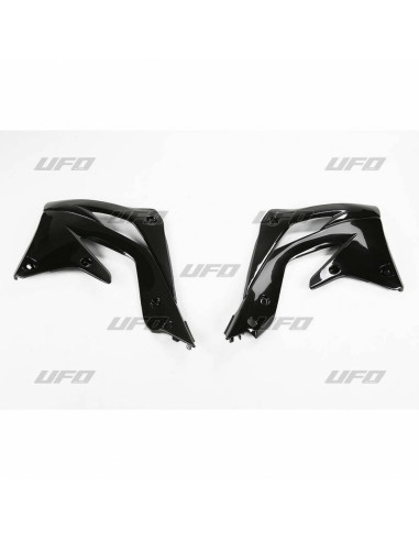 UFO Radiator Covers Black Kawasaki KX450F