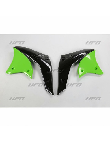 UFO Radiator Covers Green Kawasaki KX250F