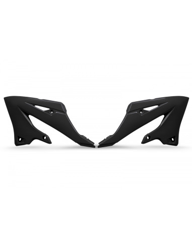 UFO Radiator Covers - Black Yamaha YZ125/250