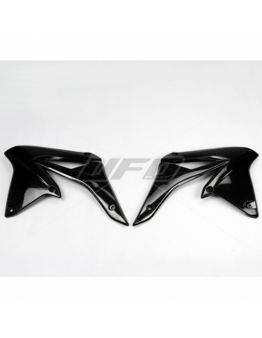 UFO Radiator Covers Black Suzuki RM-Z250