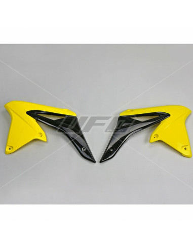 UFO Radiator Covers Yellow Suzuki RM-Z250