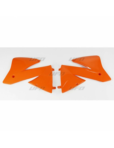 Ouïes de radiateur UFO orange KTM EXC