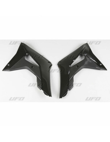 Ouïes de radiateur UFO noir Honda CRF450R