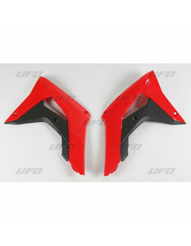 Ouïes de radiateur UFO couleur origine 2017 rouge/noir Honda CRF450R