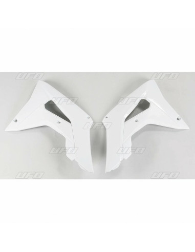 Ouïes de radiateur UFO blanc Honda CRF450R