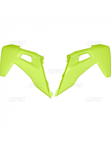 Ouïes de radiateur UFO jaune fluo Husqvarna FC/TC