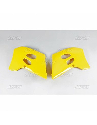 UFO Radiator Covers Yellow Suzuki RM125/250