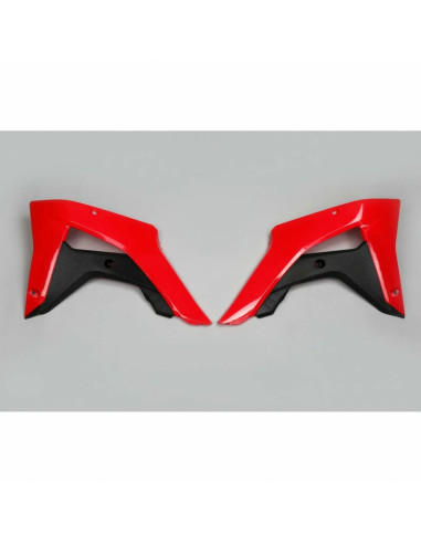 UFO Radiator Covers OEM Color 2017 Red/Black Honda CRF450RX