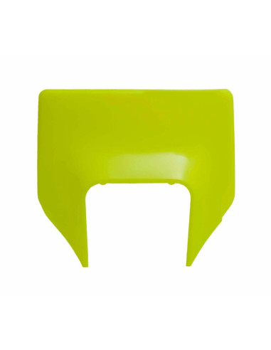 RACETECH Front Plate Neon Yellow Husqvarna