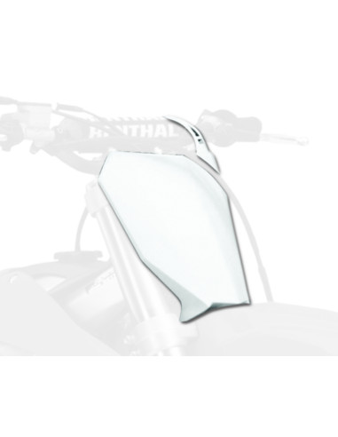 POLISPORT Front Number Plate White Honda CRF450R/RX