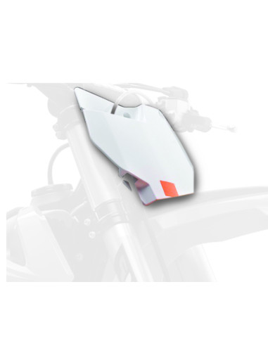 POLISPORT Front Number Plate White KTM SX85