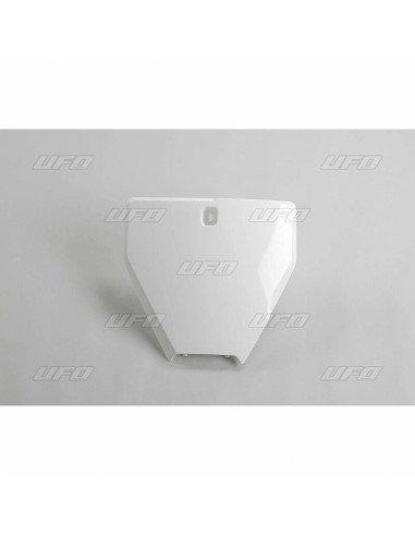 UFO Front Number Plate White Husqvarna FC