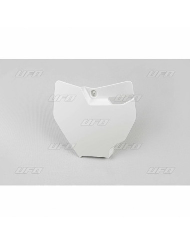 UFO Front Number Plate White KTM SX65