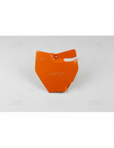 Plaque numéro frontale UFO orange KTM SX65