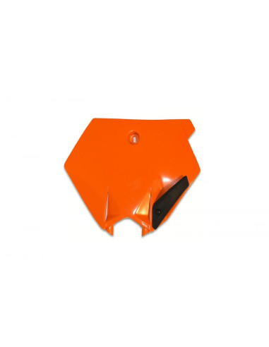 Plaque numéro frontale UFO orange KTM SX85