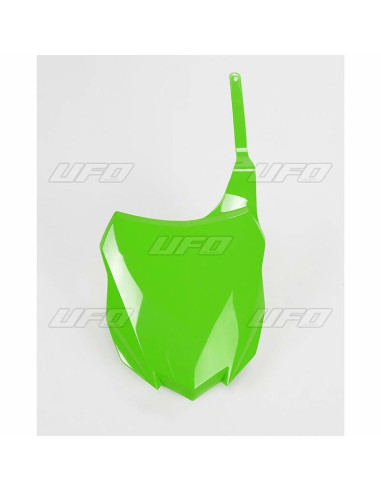 UFO Front Number Plate Green Kawasaki KX250F/450F