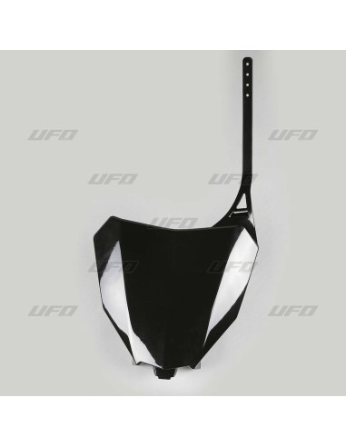 UFO Front Number Plate Black Honda CRF450R/RX