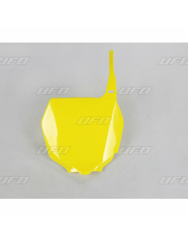 UFO Front Number Plate Yellow Suzuki