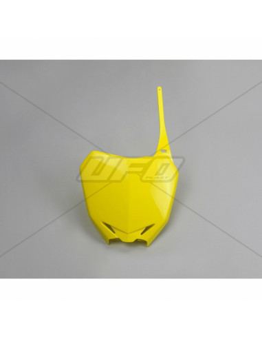 Plaque numéro frontale UFO jaune Suzuki RM-Z250/450