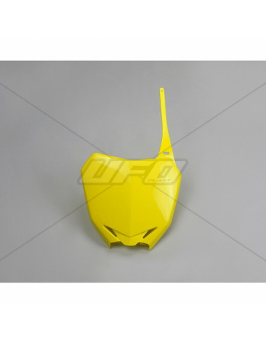 UFO Front Number Plate Yellow Suzuki RM-Z250/450