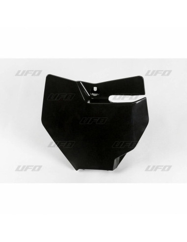 UFO Front Number Plate Black KTM SX85