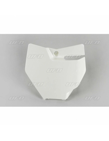 UFO Front Number Plate White KTM SX85