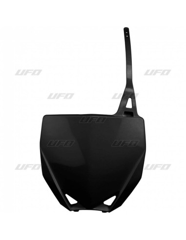 UFO Front Number Plate Black Yamaha YZ65