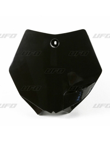 UFO Front Number Plate Black KTM SX65