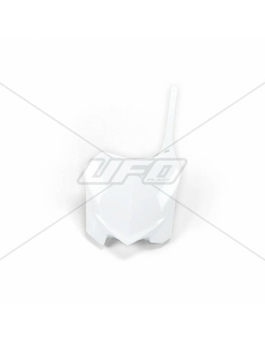 UFO Front Number Plate White Honda CRF250R/450R