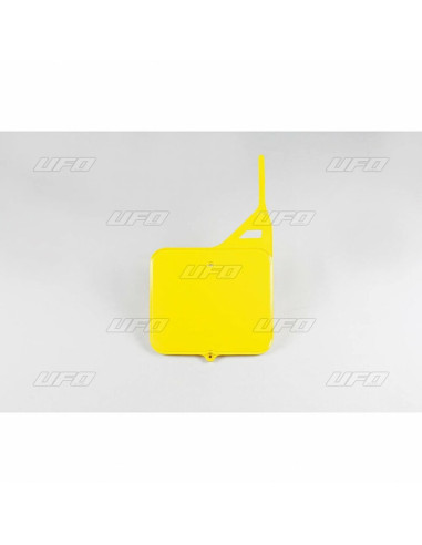 UFO Front Number Plate Yellow Suzuki RM125/250