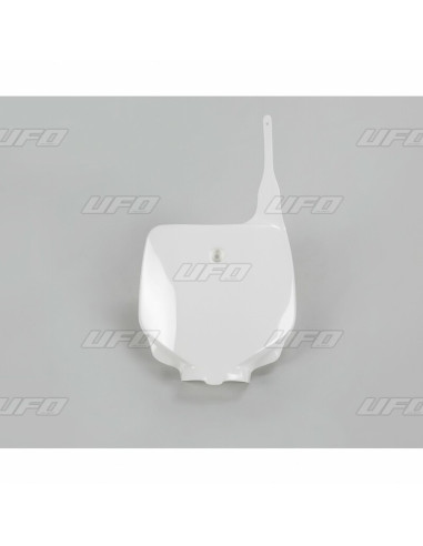 UFO Front Number Plate White Kawasaki