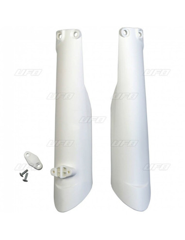 UFO Fork Guards White Husqvarna TC/FC