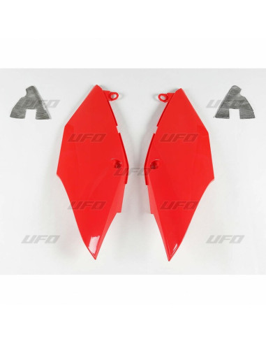 Plaques latérales UFO rouge Honda CRF25R/450R/RX
