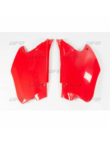 Plaques latérales UFO rouge Honda CR125R/250R