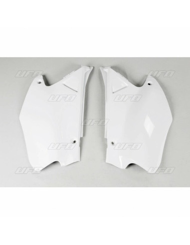 Plaques latérales UFO blanc Honda CR125R/250R