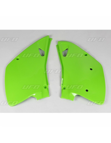 Plaques latérales UFO vert KX Kawasaki KX125/250