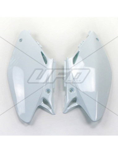 Plaques latérales UFO blanc Honda CR125R/250R
